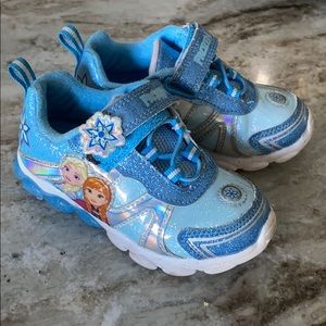 Disney Frozen Elsa and Anna Tennis Shoes Size 7
